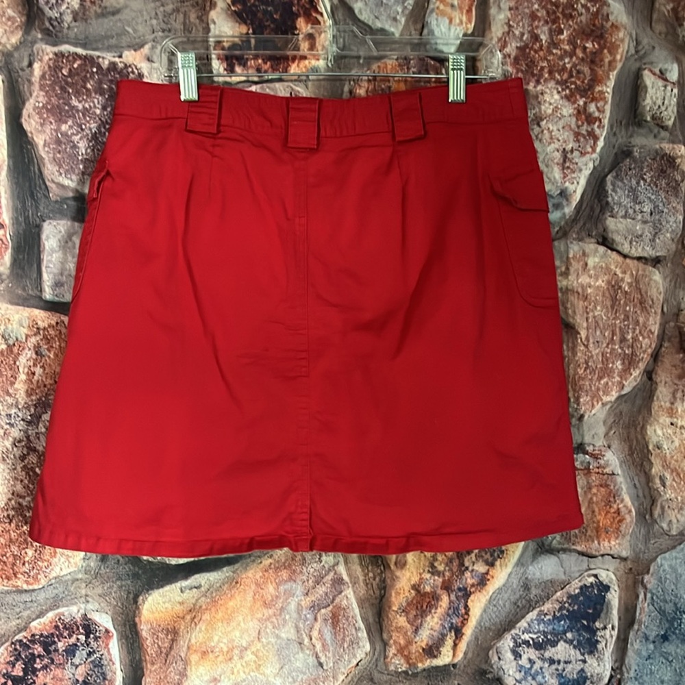 Red skort with pockets - Picture 5 of 5